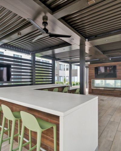 The Main On university student outdoor community space