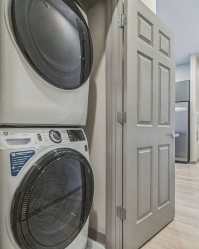 The Main On university in unit washer and dryer