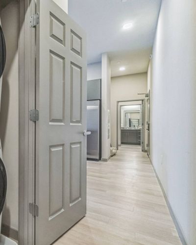 The Main On university in unit washer and dryer