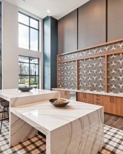 Package lockers at the main on university student housing